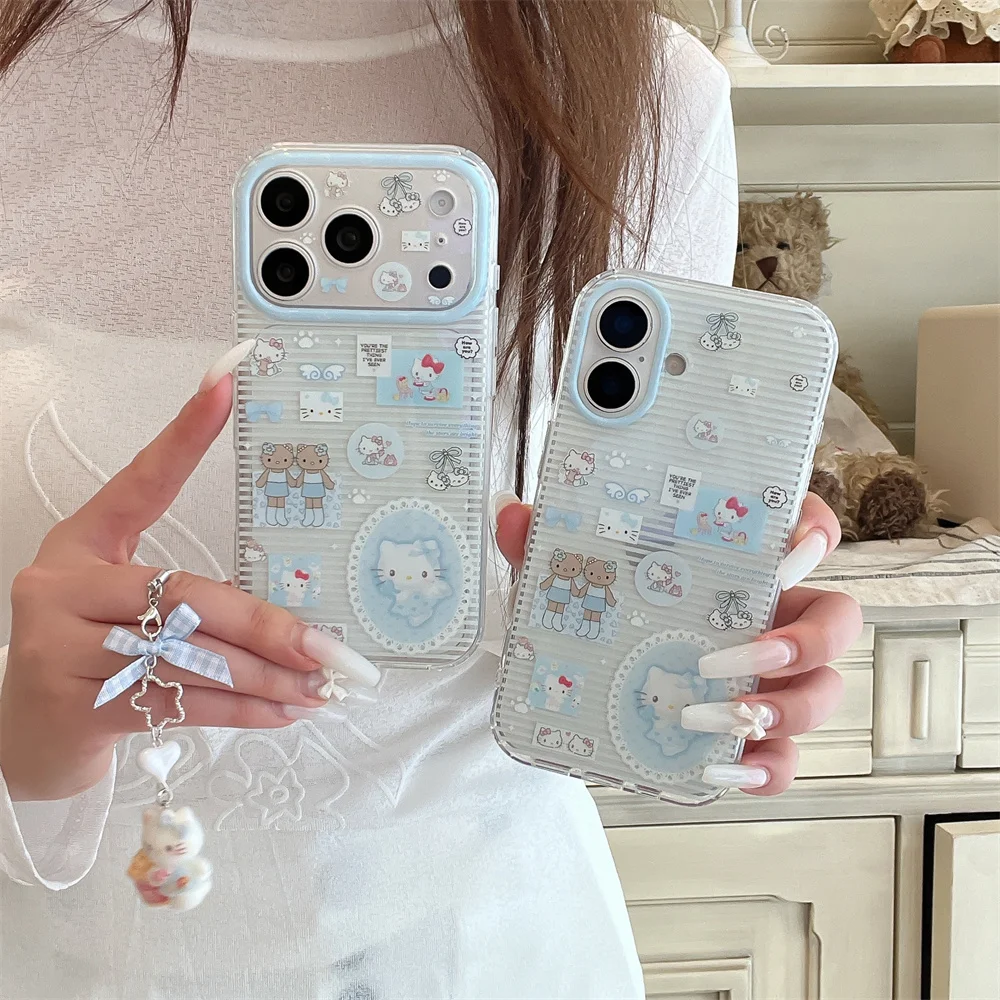 Ins Striped Cute Kitty Cat Cartoon Phone case for iPhone 13 14 15 16 17 16 Pro 17 Max Cover with 3D Charm Shockproof Funda Capa
Ins Striped Cute Kitty Cat Cartoon Phone case for iPhone 13 14 15 16 17 16 Pro 17 Max Cover with 3D Charm Shockproof Funda Capa