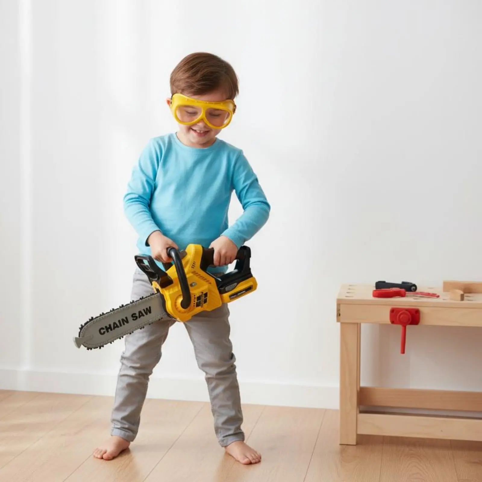 Toy Electric Drill Set Educational Children's Toy Tool Kit Pretend Play Power Tool Kit Develops Fine Engine Skills for Playroom
Toy Electric Drill Set Educational Children's Toy Tool Kit Pretend Play Power Tool Kit Develops Fine Engine Skills for Playroom
