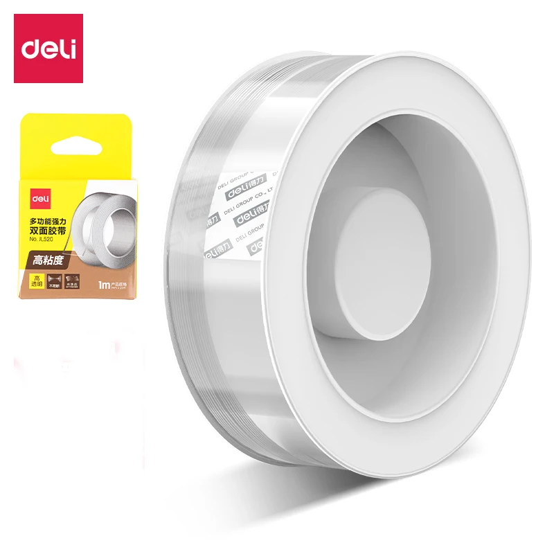 1PCS DELI 1mm*2cm*1m Transparent Double Sided Adhesive Tape Wide Tape High Viscosity JL520
1PCS DELI 1mm*2cm*1m Transparent Double Sided Adhesive Tape Wide Tape High Viscosity JL520