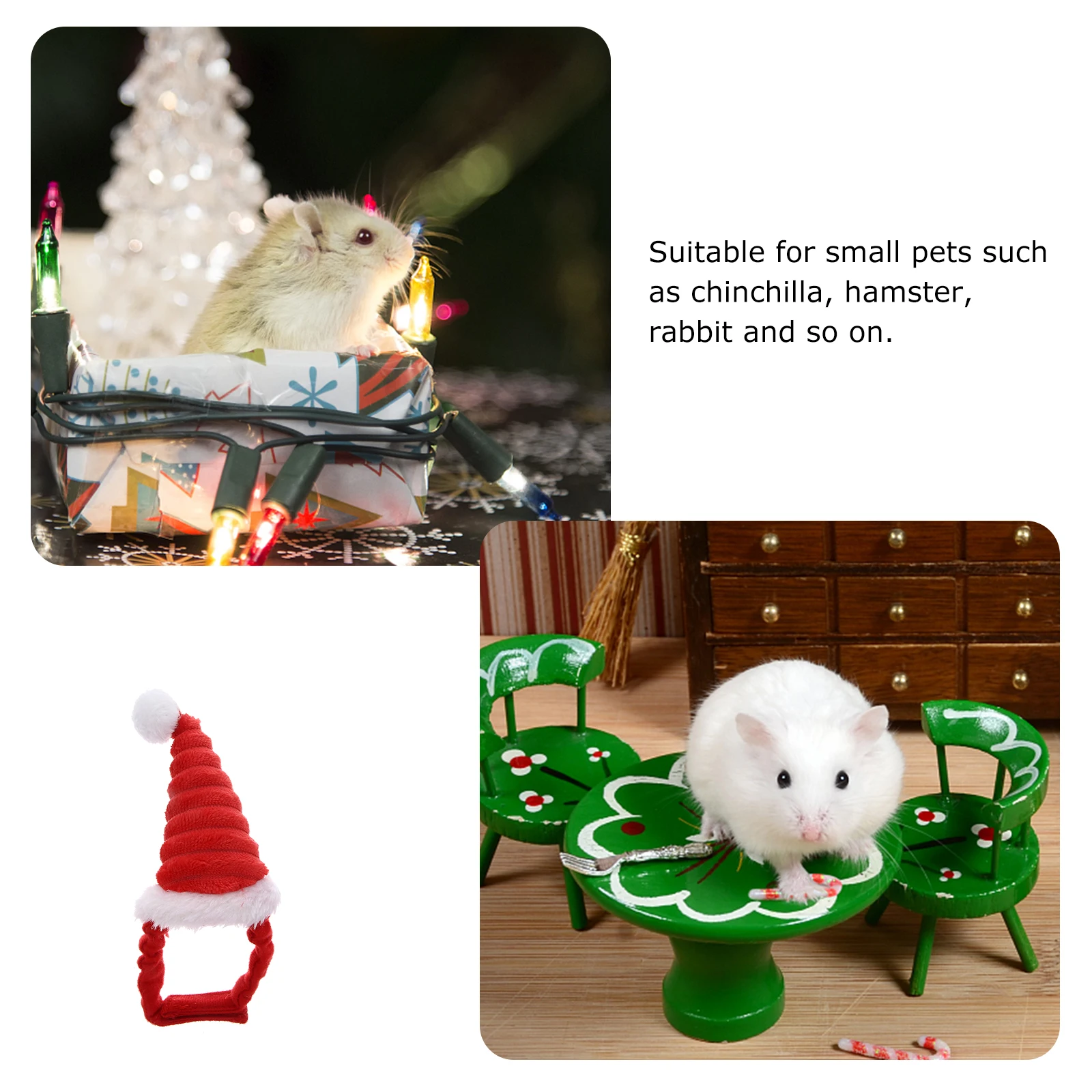 Sticky Strap Adjustable Pet Christmas Costume Small Dogs Cats Hamsters Bright Decorative Party Xmas Headwear For Lovely
Sticky Strap Adjustable Pet Christmas Costume Small Dogs Cats Hamsters Bright Decorative Party Xmas Headwear For Lovely