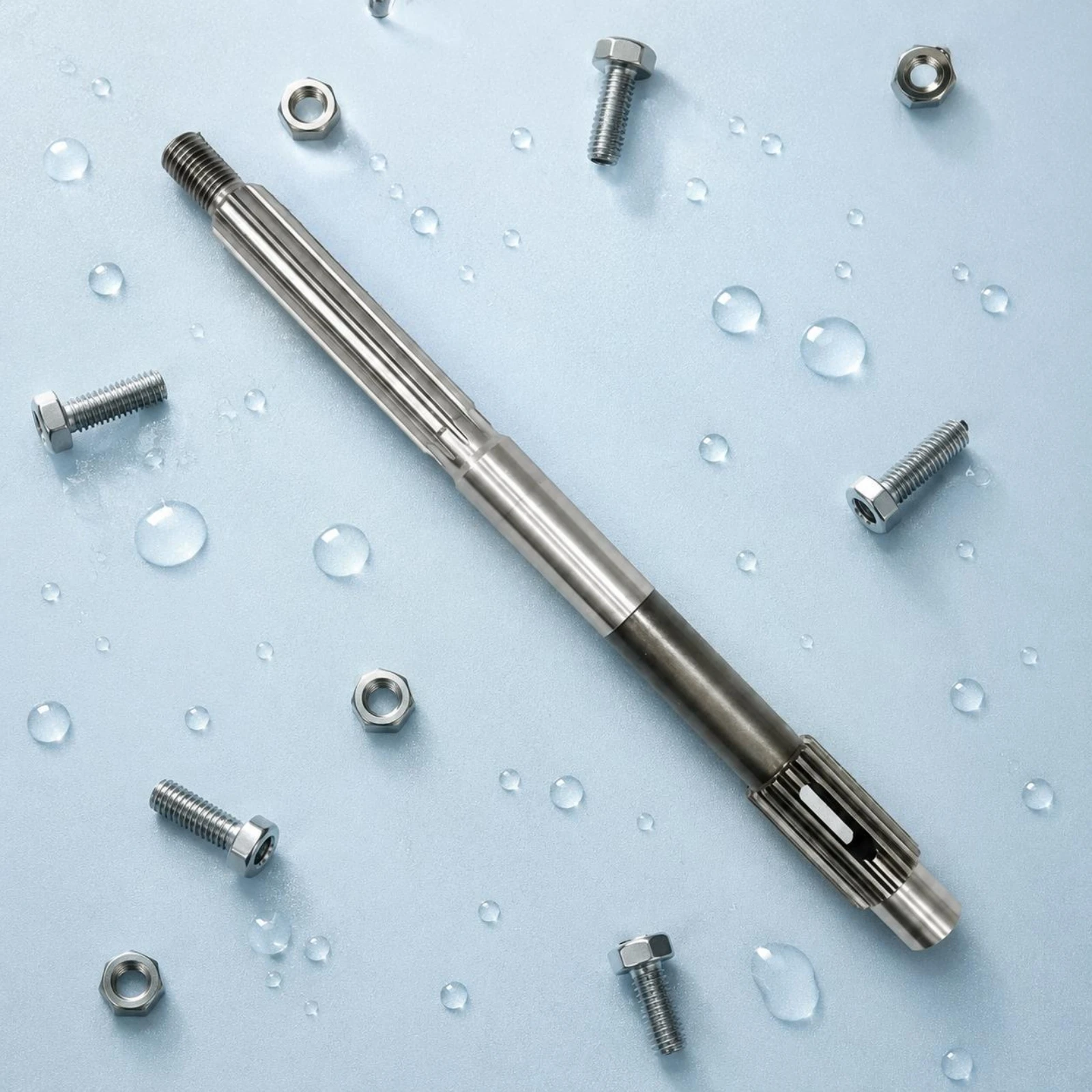 Outboard Propeller Drive Shaft Long-Lasting Metal Boat Outboard Prop Shaft Wear Resistant
Outboard Propeller Drive Shaft Long-Lasting Metal Boat Outboard Prop Shaft Wear Resistant