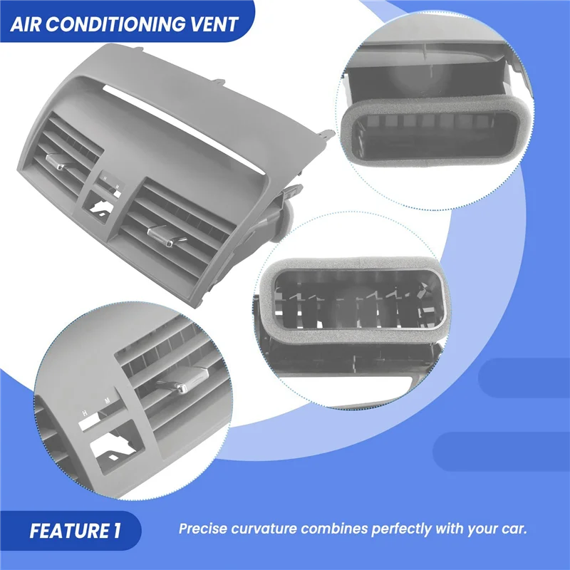 2X Middle Air Conditioner Vent AC Outlet Panel Grille Cover 55660-06130 55660-06040 For Toyota CAMRY AURION 06-11 ACV40
2X Middle Air Conditioner Vent AC Outlet Panel Grille Cover 55660-06130 55660-06040 For Toyota CAMRY AURION 06-11 ACV40