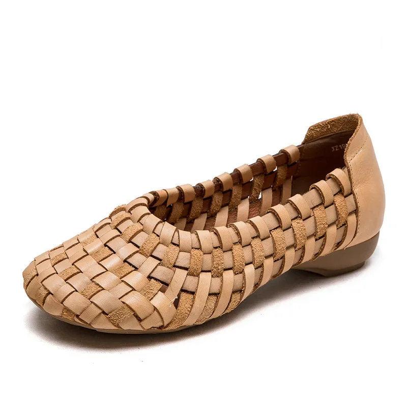 2CM New Ethnic Handmade Weave Genuine Leather Oxfords Soft Soled Comfy Elegance Fashion Spring Summer Women Slip on Ladies Shoes
2CM New Ethnic Handmade Weave Genuine Leather Oxfords Soft Soled Comfy Elegance Fashion Spring Summer Women Slip on Ladies Shoes