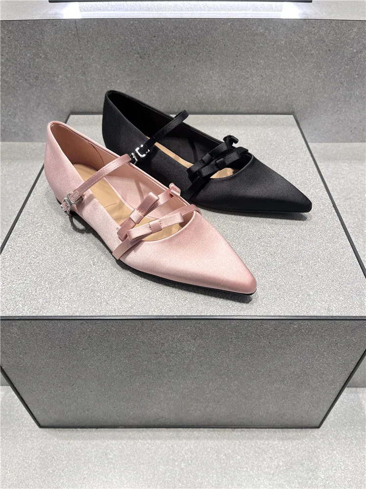 Spring Pink Buckle Strap Women Shoes Pointed Toe Bow-knot Flats Casual Cover Heel Zapatos Mujer
Spring Pink Buckle Strap Women Shoes Pointed Toe Bow-knot Flats Casual Cover Heel Zapatos Mujer