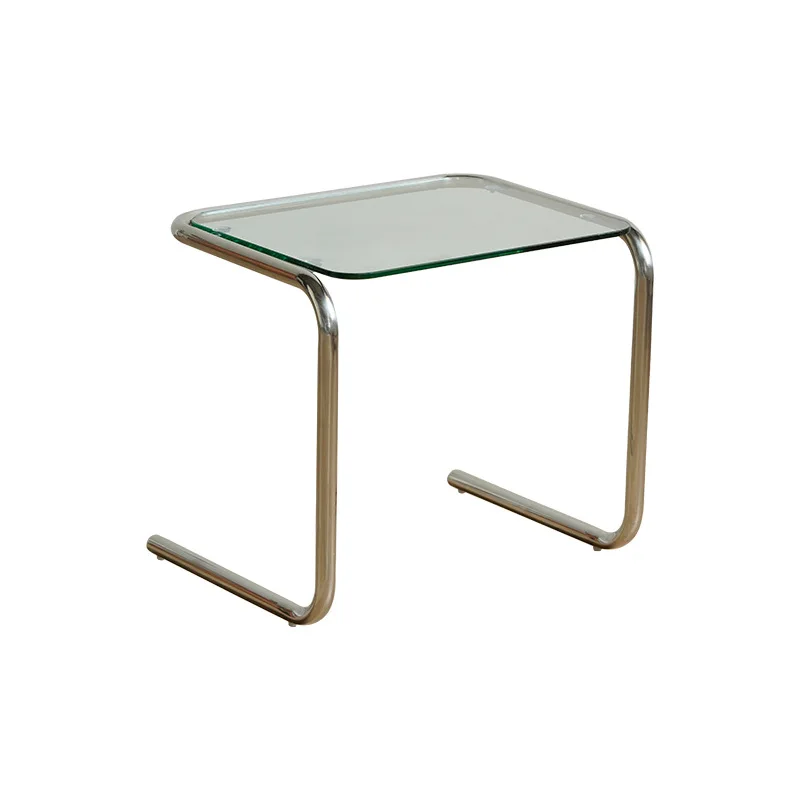 Medieval style household stainless steel transparent glass edge few Nordic creative Internet celebrities ins small coffee table
Medieval style household stainless steel transparent glass edge few Nordic creative Internet celebrities ins small coffee table