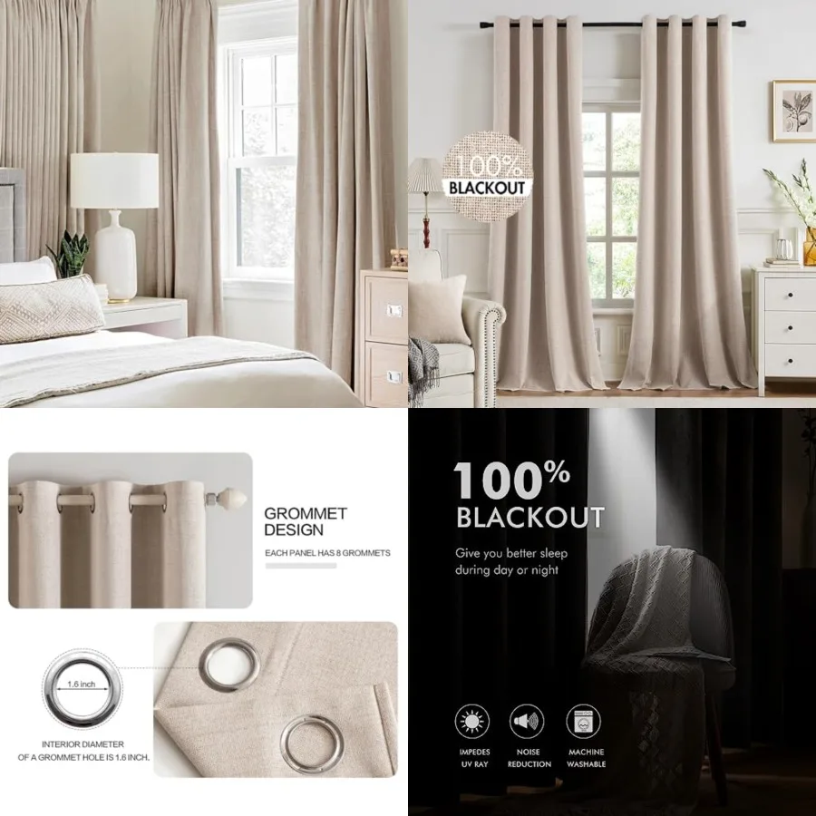 100 out Textu Curtains for Bedroom 102 Inch Extra Long Thermal Insulated Grommet Room Darkening Curtains Drapes Luxury for Livi
100 out Textu Curtains for Bedroom 102 Inch Extra Long Thermal Insulated Grommet Room Darkening Curtains Drapes Luxury for Livi