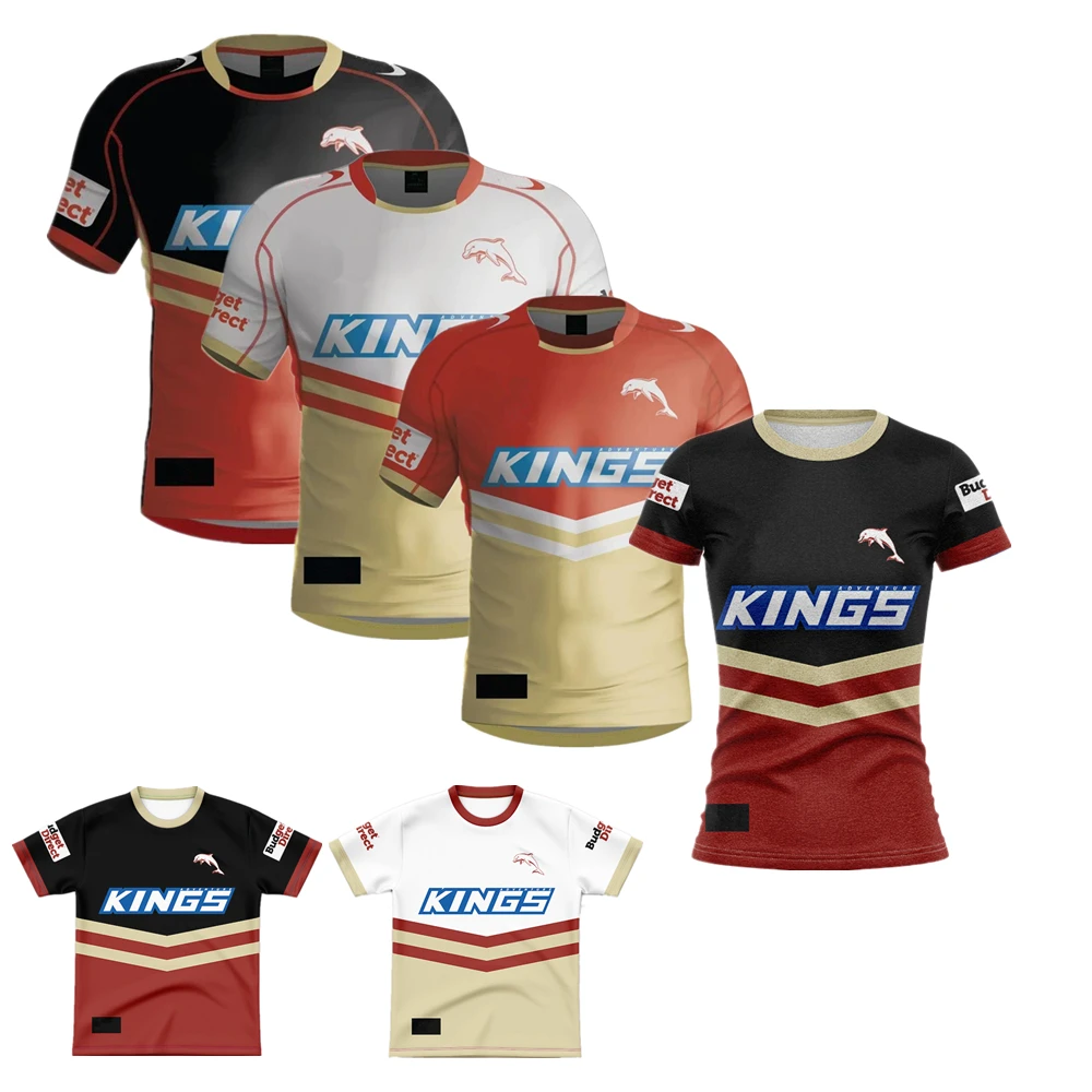 2024 Dolphins Rugby jersey man KIDS children woman rugby shirt Australia Dolphins jerseys Customized Name and Number T-Shirt
2024 Dolphins Rugby jersey man KIDS children woman rugby shirt Australia Dolphins jerseys Customized Name and Number T-Shirt