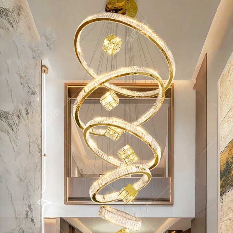 Modern Simple Staircase Chandelier LED Pendant Light Home Lighting Fixtures Indoor Ceiling Lamp For Living Room Dining Room Bedr
Modern Simple Staircase Chandelier LED Pendant Light Home Lighting Fixtures Indoor Ceiling Lamp For Living Room Dining Room Bedr