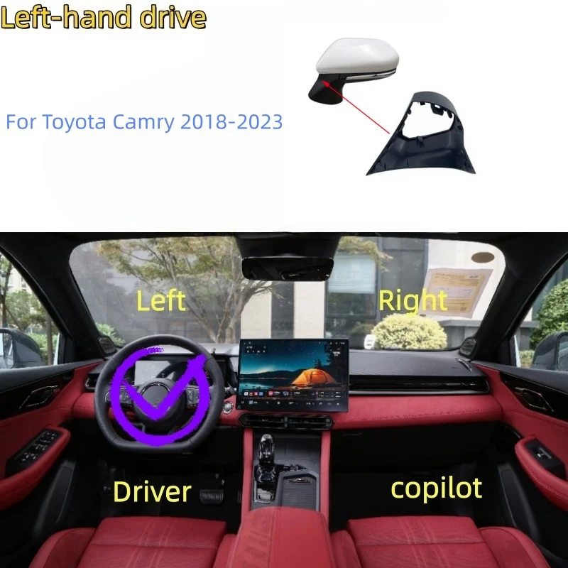 For Toyota Camry 2018-2023 Rearview mirror base cover, upper decorative cover of the mirror base housing
For Toyota Camry 2018-2023 Rearview mirror base cover, upper decorative cover of the mirror base housing