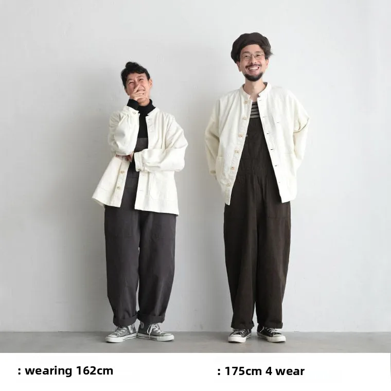 Весна 2025: Хлопковая фланелевая повседневная свободная верхняя одежда унисекс в винтажном стиле с длинным рукавом, круглым вырезом и одной пуговицей
Весна 2025: Хлопковая фланелевая повседневная свободная верхняя одежда унисекс в винтажном стиле с длинным рукавом, круглым вырезом и одной пуговицей