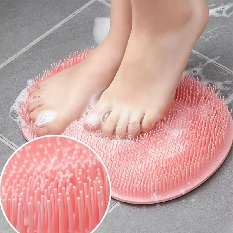 Shower Foot Scrubber Mat Back Washer Exfoliating Bath Wash Pad Wall Mounted Slip Suction Cups for Use in Cleaner Men and Women
Shower Foot Scrubber Mat Back Washer Exfoliating Bath Wash Pad Wall Mounted Slip Suction Cups for Use in Cleaner Men and Women