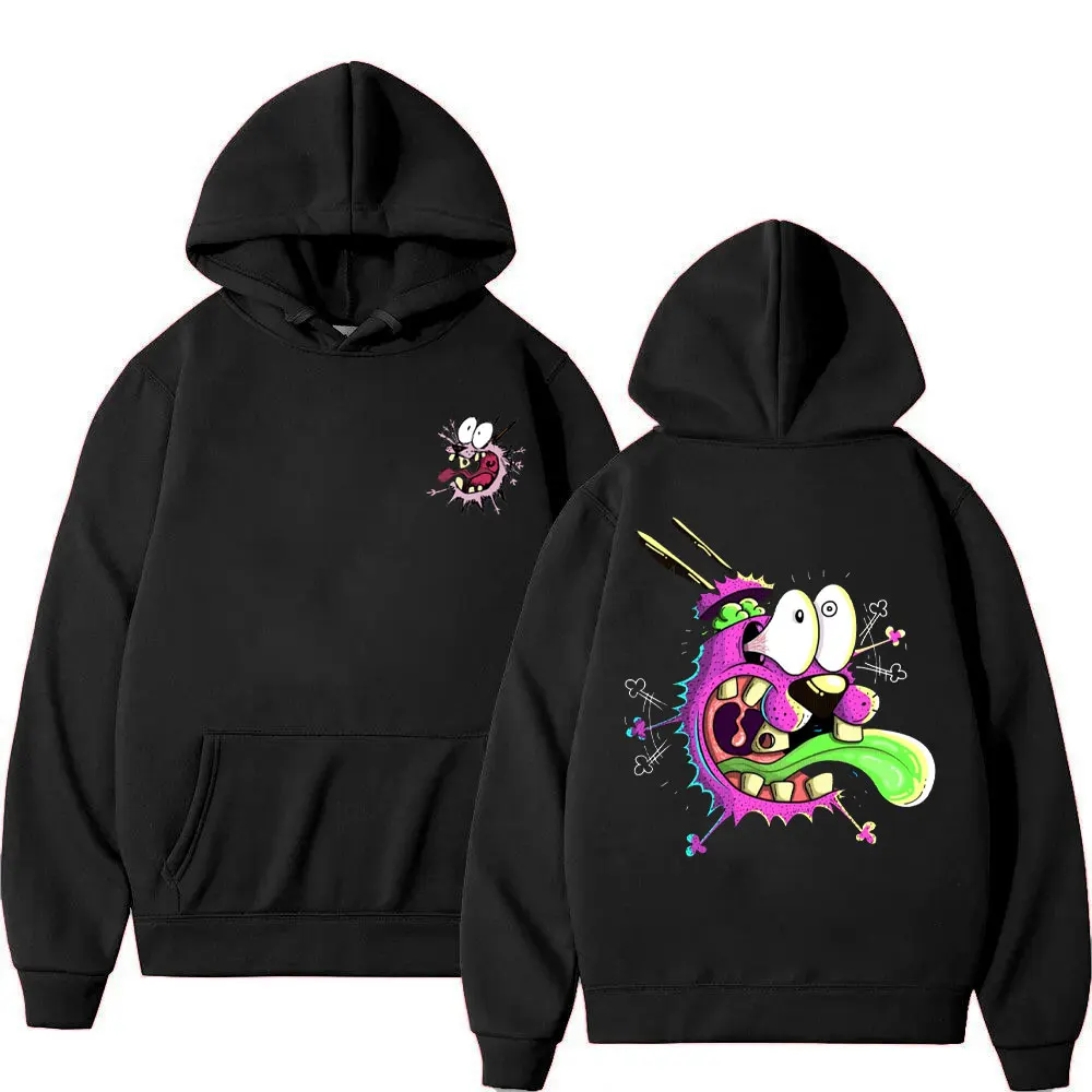 Cartoon 90's Pullover Courage The Cowardly Dog Hoodies Double Sided Print Men Women Fashion Drop-shoulder Sleeve Sweatshirt
Cartoon 90's Pullover Courage The Cowardly Dog Hoodies Double Sided Print Men Women Fashion Drop-shoulder Sleeve Sweatshirt