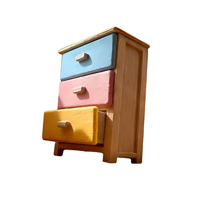 Miniature Drawer Cabinet Bedside Table Ornament 1/12 Dollhouse Furniture Decoration Dolls House Micro Scene Photography Prop
Miniature Drawer Cabinet Bedside Table Ornament 1/12 Dollhouse Furniture Decoration Dolls House Micro Scene Photography Prop