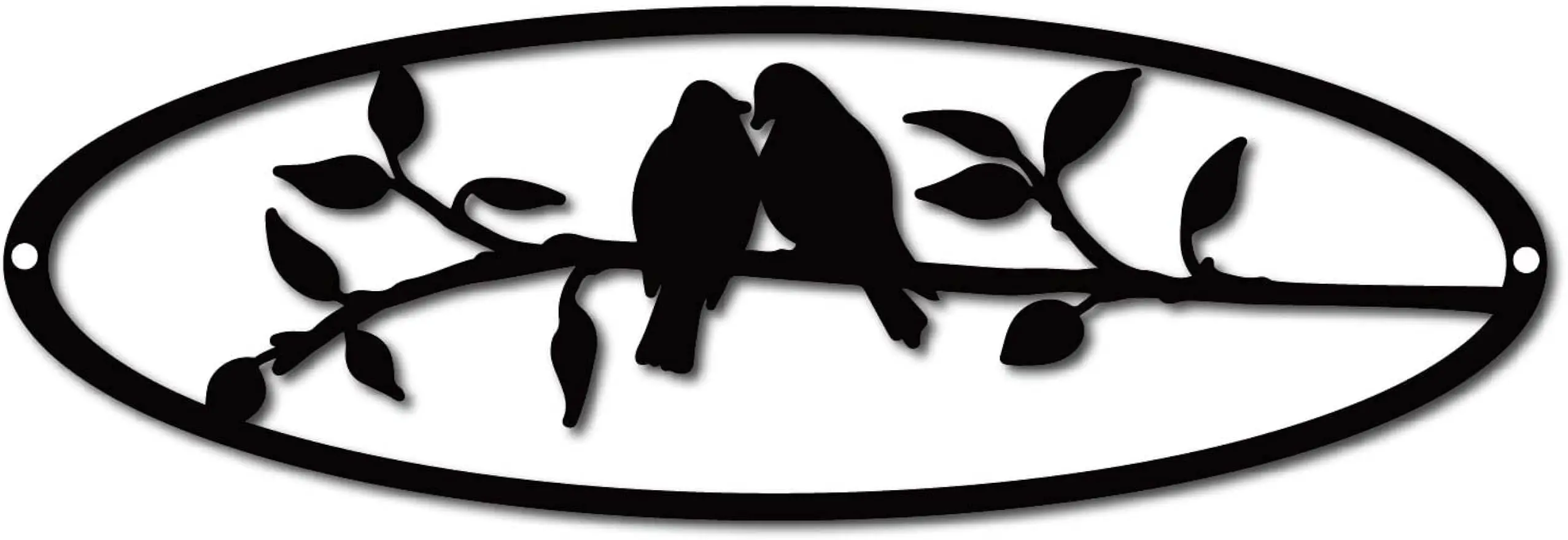 1PC Love Birds on a Branch Metal Wall Decor Birds Wall Art Silhouette Iron Signs Black Hanging for Christmas Halloween Home
1PC Love Birds on a Branch Metal Wall Decor Birds Wall Art Silhouette Iron Signs Black Hanging for Christmas Halloween Home