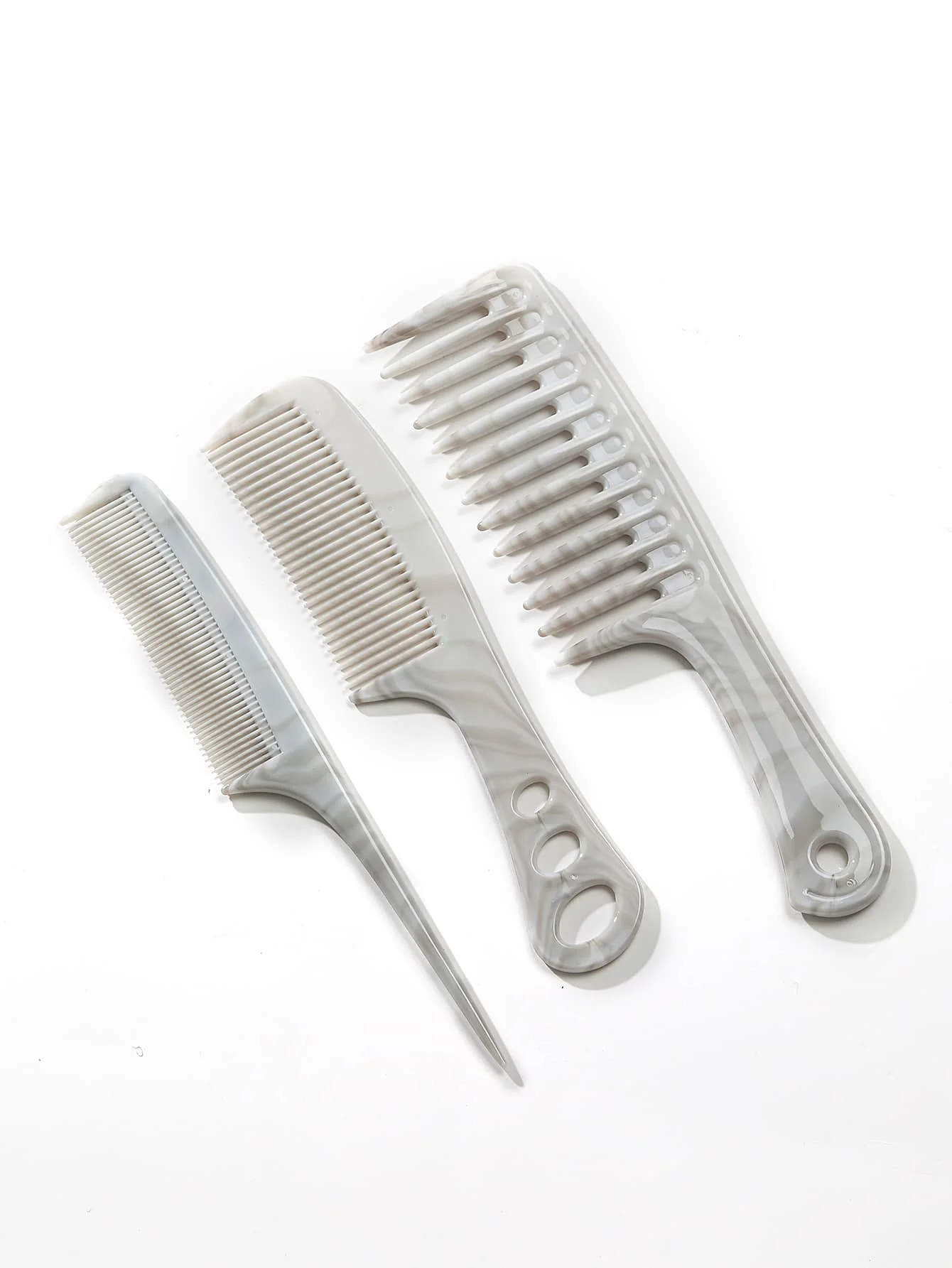 3pcs Marble Pattern Hair Comb Set, Hair Brush/Hair Comb For All Hair Types, Hair Brush, Comb, Hair Tools, Hair Products And Accessories For Barber Salon Beauty Back To School, Travel Holiday Essentials, For Women, Brush, Detangling Brush, Ball Brush, Mini
3pcs Marble Pattern Hair Comb Set, Hair Brush/Hair Comb For All Hair Types, Hair Brush, Comb, Hair Tools, Hair Products And Accessories For Barber Salon Beauty Back To School, Travel Holiday Essentials, For Women, Brush, Detangling Brush, Ball Brush, Mini