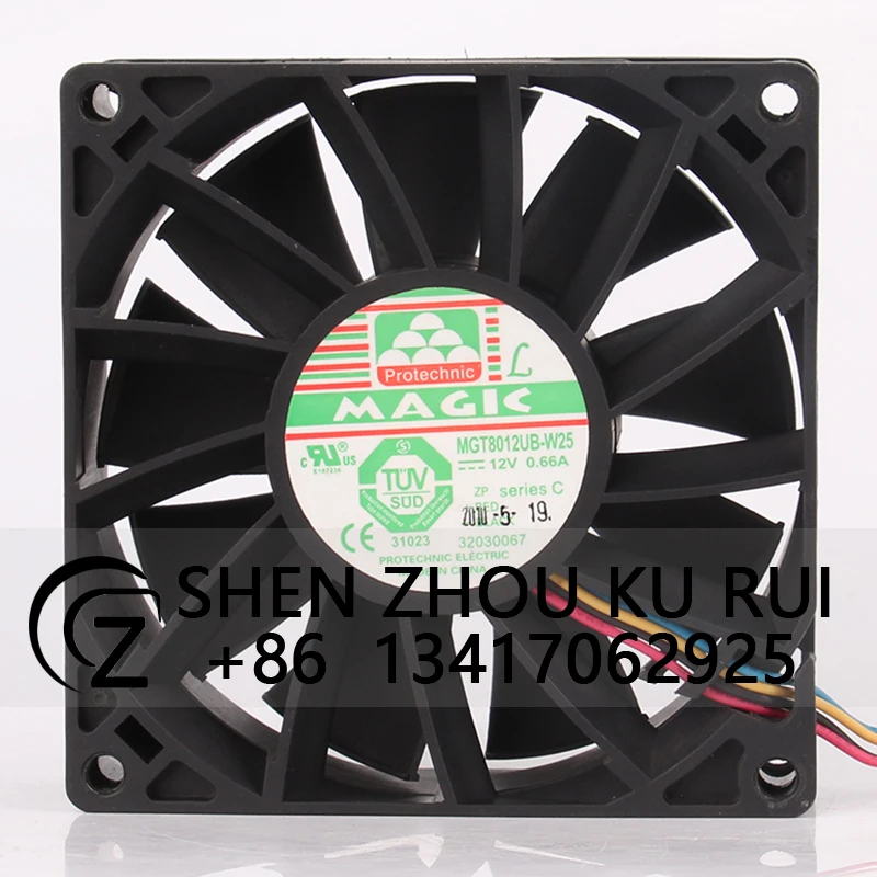 Чехол вентилятор с двойным шарикоподшипником для MAGIC MGT8012UB-W25 80X80X25mm12V 0.66A 8025, бесшумный скоростной ШИМ Вентилятор охлаждения
Чехол вентилятор с двойным шарикоподшипником для MAGIC MGT8012UB-W25 80X80X25mm12V 0.66A 8025, бесшумный скоростной ШИМ Вентилятор охлаждения