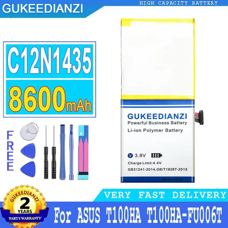 Аккумулятор для планшета Asus T100HA T100HA-FU006T T100HA-C4-LB T100HA-FU040T, хорошая работа при низких температурах, 8600 мАч, C12N1435
Аккумулятор для планшета Asus T100HA T100HA-FU006T T100HA-C4-LB T100HA-FU040T, хорошая работа при низких температурах, 8600 мАч, C12N1435