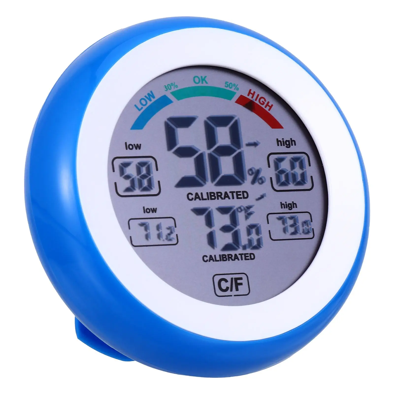 Digital Thermometer Hygrometer Indoor Home Room Plastic Celsius Fahrenheit Switchable Humidity Monitor Levels Bedroom Office
Digital Thermometer Hygrometer Indoor Home Room Plastic Celsius Fahrenheit Switchable Humidity Monitor Levels Bedroom Office