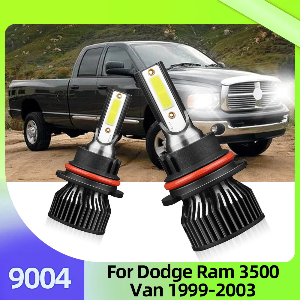 Roadsun 2Pcs 6000K Car Hi/Lo Beam LED Headlight Turbo Lamp 9004 HB1 For Dodge Ram 3500 Van (3-Door,V8) 1999 2000 2001 2002 2003
Roadsun 2Pcs 6000K Car Hi/Lo Beam LED Headlight Turbo Lamp 9004 HB1 For Dodge Ram 3500 Van (3-Door,V8) 1999 2000 2001 2002 2003