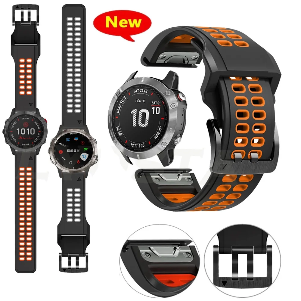 Силиконовый ремешок для Garmin Fenix 7 5 6 Pro 5Plus 3HR Forerunner 935 945 touchs62 s60
Силиконовый ремешок для Garmin Fenix 7 5 6 Pro 5Plus 3HR Forerunner 935 945 touchs62 s60