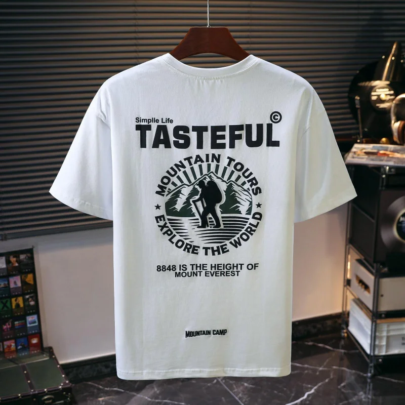 Men's Summer T-Shirt 2026 Heavyweight Short Sleeve American Print Oversized Loose High Street Style Versatile Daily Casual
Men's Summer T-Shirt 2026 Heavyweight Short Sleeve American Print Oversized Loose High Street Style Versatile Daily Casual