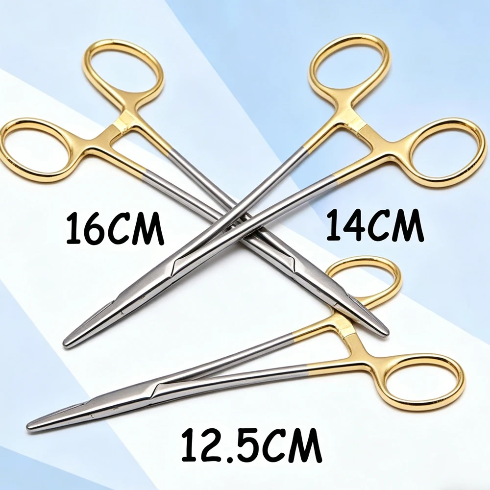 Dental Needle Holder Plier – Reusable with Gold-Plated Handle, Orthodontic Forceps for Suturing and Surgical Procedures
Dental Needle Holder Plier – Reusable with Gold-Plated Handle, Orthodontic Forceps for Suturing and Surgical Procedures
