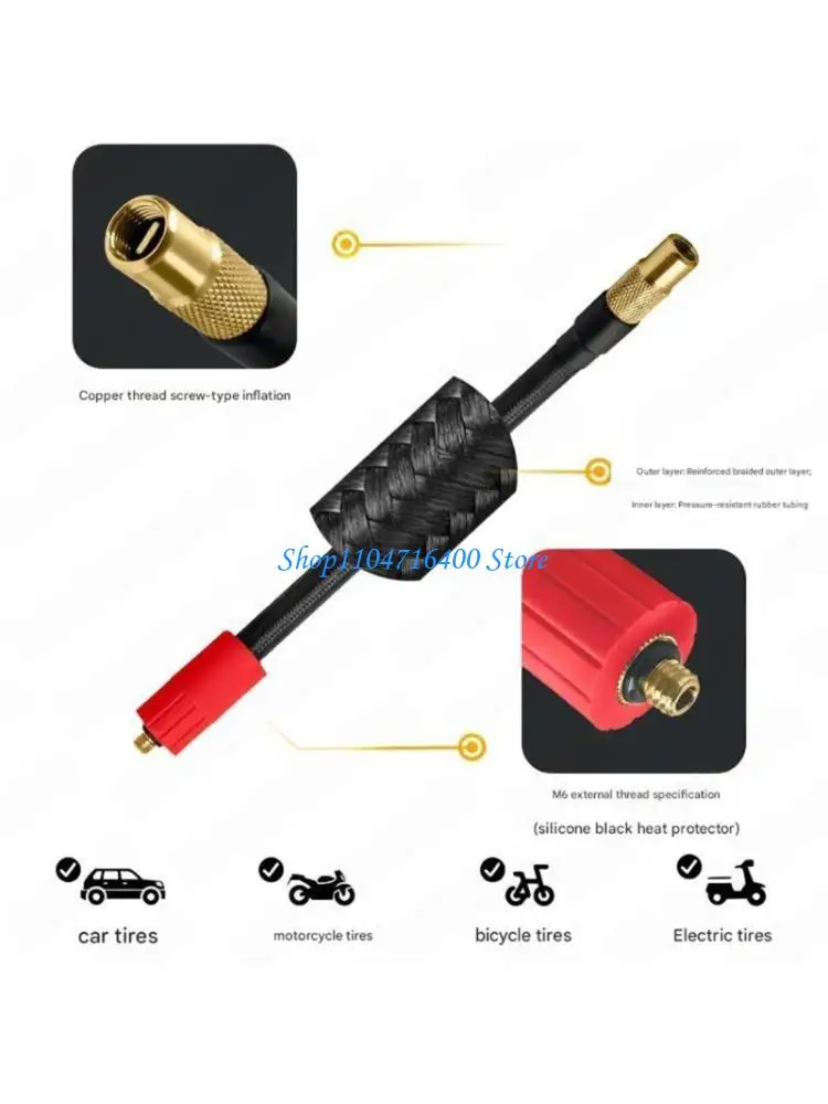 y1gd All Purpose Tire Inflator Hose Braided Construction Quick Operation Universal Application
y1gd All Purpose Tire Inflator Hose Braided Construction Quick Operation Universal Application