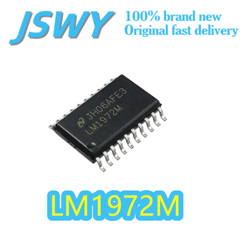 (5/50 pieces) LM1972MX silk screen LM1972M SOIC-24 package Digital volume control chip Dual channel Original Quick delivery
(5/50 pieces) LM1972MX silk screen LM1972M SOIC-24 package Digital volume control chip Dual channel Original Quick delivery