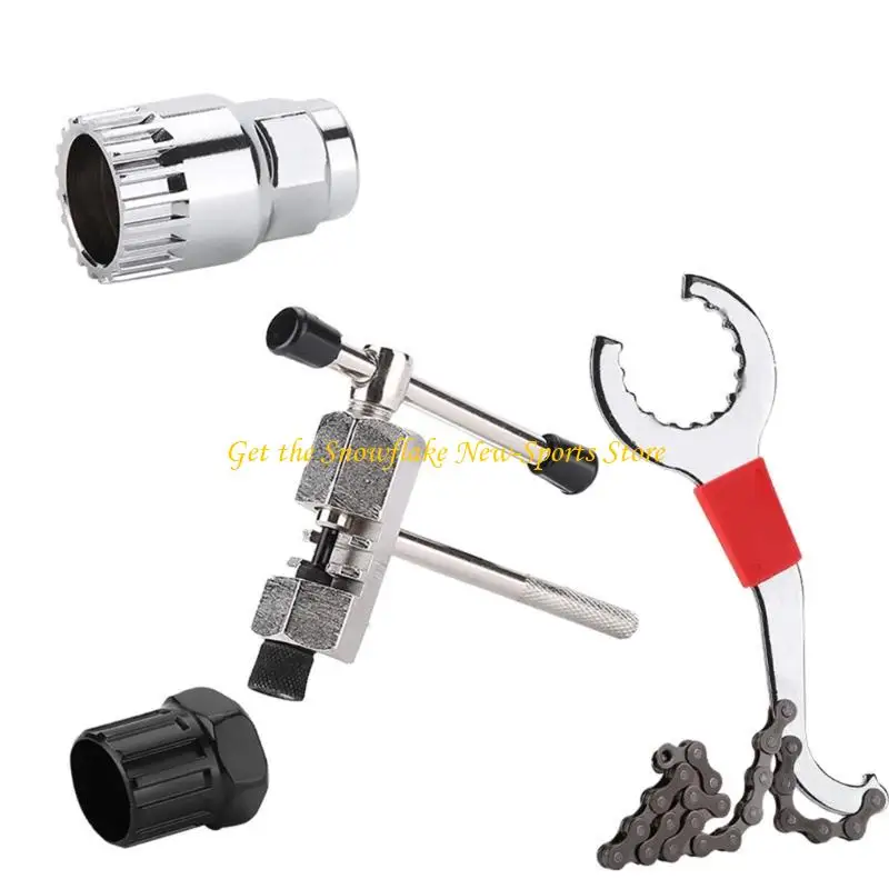 E56D Bicycles Repair Tool Kits Road Bikes Maintenance Tool Flywheel Removal Chain Breaker Cranks Pullers Cycling Accessories
E56D Bicycles Repair Tool Kits Road Bikes Maintenance Tool Flywheel Removal Chain Breaker Cranks Pullers Cycling Accessories