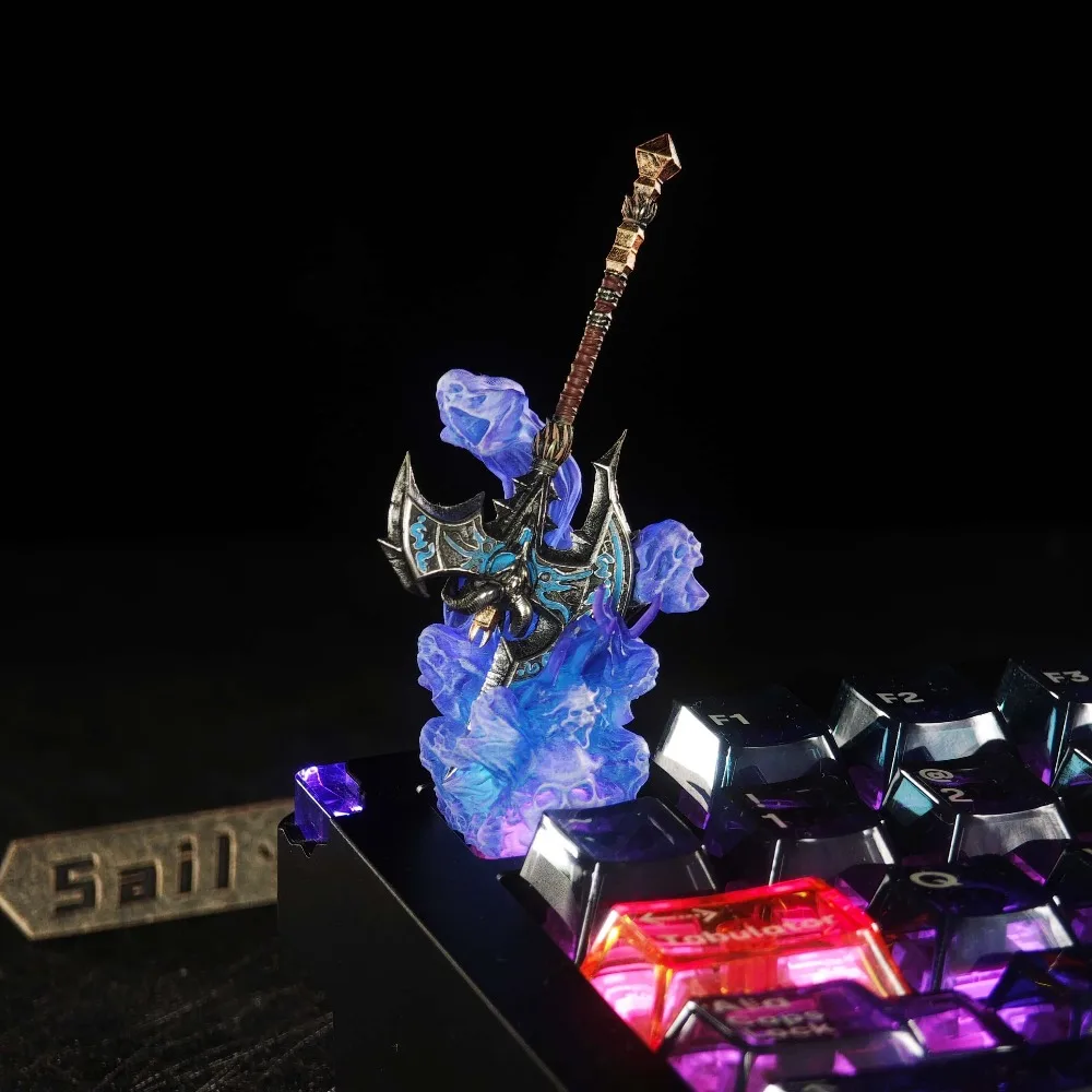 World of Warcraft Shadowmourne Artisan Keycap Resin Custom Handmade Keyboard Cap Keycap Mechanical Keyboard Accessories Gifts
World of Warcraft Shadowmourne Artisan Keycap Resin Custom Handmade Keyboard Cap Keycap Mechanical Keyboard Accessories Gifts