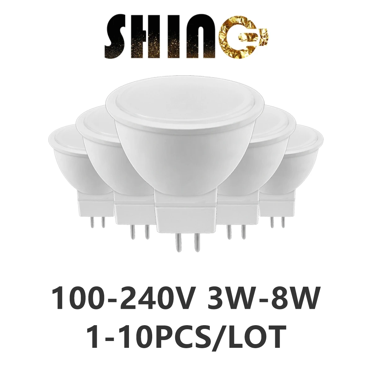 1-10pcs Factory direct LED spot light MR16 100V-240V 3W 5W 6W 7W 8W high bright warm white light replace 50W 100W halogen lamp
1-10pcs Factory direct LED spot light MR16 100V-240V 3W 5W 6W 7W 8W high bright warm white light replace 50W 100W halogen lamp