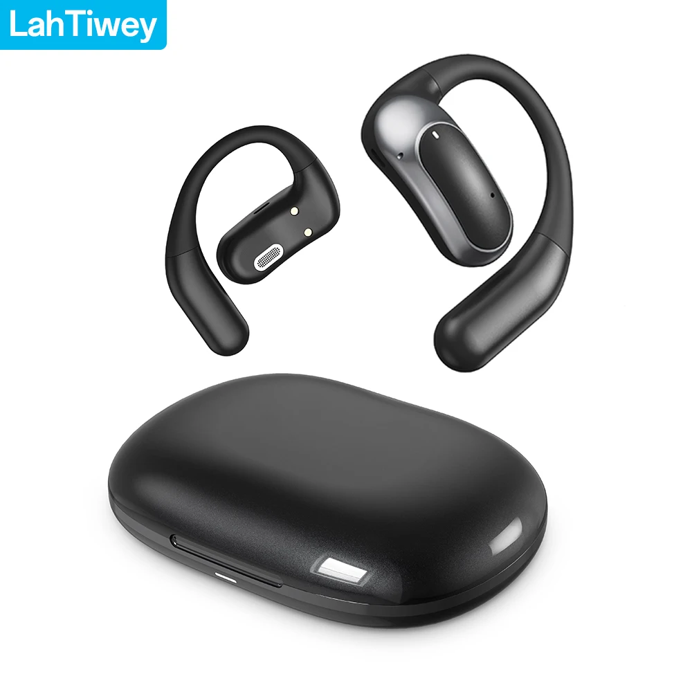 Open-Ear Headphones Wireless Bluetooth 5.4,Immersive Audio,True Wireless Earbuds, Water Resistant, Secure Earhooks for Daily Use
Open-Ear Headphones Wireless Bluetooth 5.4,Immersive Audio,True Wireless Earbuds, Water Resistant, Secure Earhooks for Daily Use