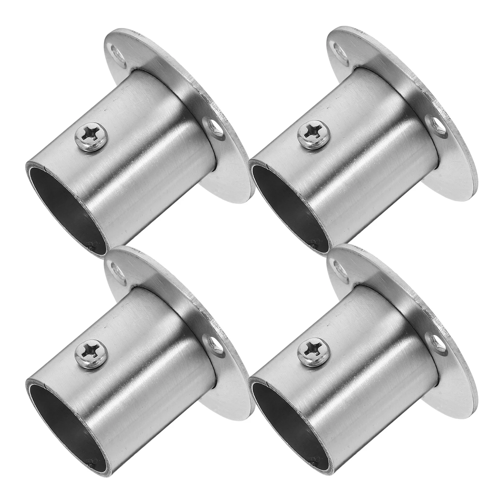 4Pcs Stainless Steel High Foot Closet Rod Flange Holder 12 Screws Bolts Wardrobe Ceiling Mount Pipe Support Base Adjustable
4Pcs Stainless Steel High Foot Closet Rod Flange Holder 12 Screws Bolts Wardrobe Ceiling Mount Pipe Support Base Adjustable