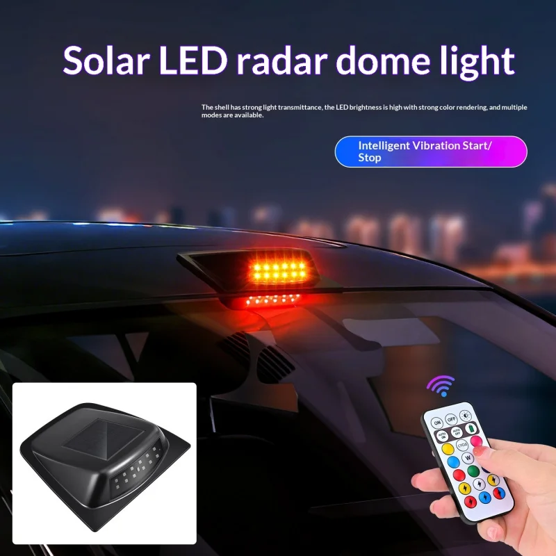 Solar Energy Remote Control Roof LED Car Warning Light Truck Pickup truck Modification Universal Accessories
Solar Energy Remote Control Roof LED Car Warning Light Truck Pickup truck Modification Universal Accessories