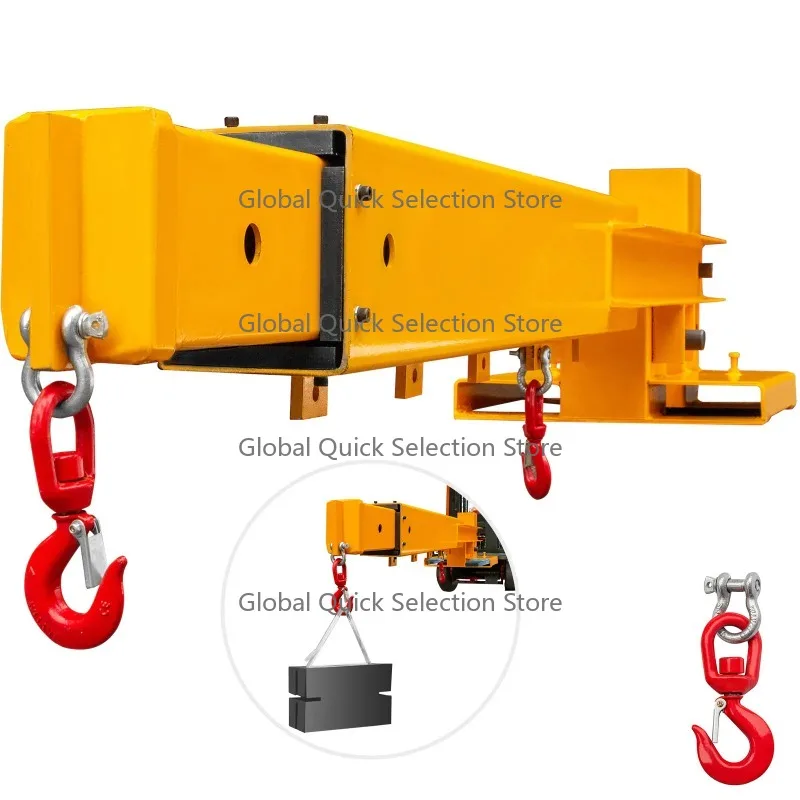 6000lbs/3T Forklift Mobile Crane Forklift Lifting Hoist with Truss Jib Boom Extension for Towing Handling Equipment
6000lbs/3T Forklift Mobile Crane Forklift Lifting Hoist with Truss Jib Boom Extension for Towing Handling Equipment