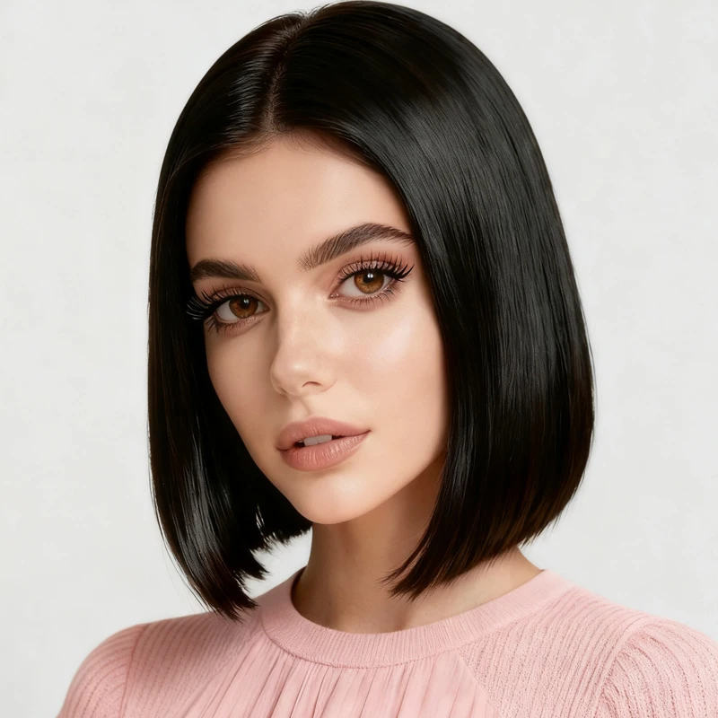 Synthetic 12 inch black wig for Halloween and Easter cosplay, suitable for all women, versatile design for daily use
Synthetic 12 inch black wig for Halloween and Easter cosplay, suitable for all women, versatile design for daily use