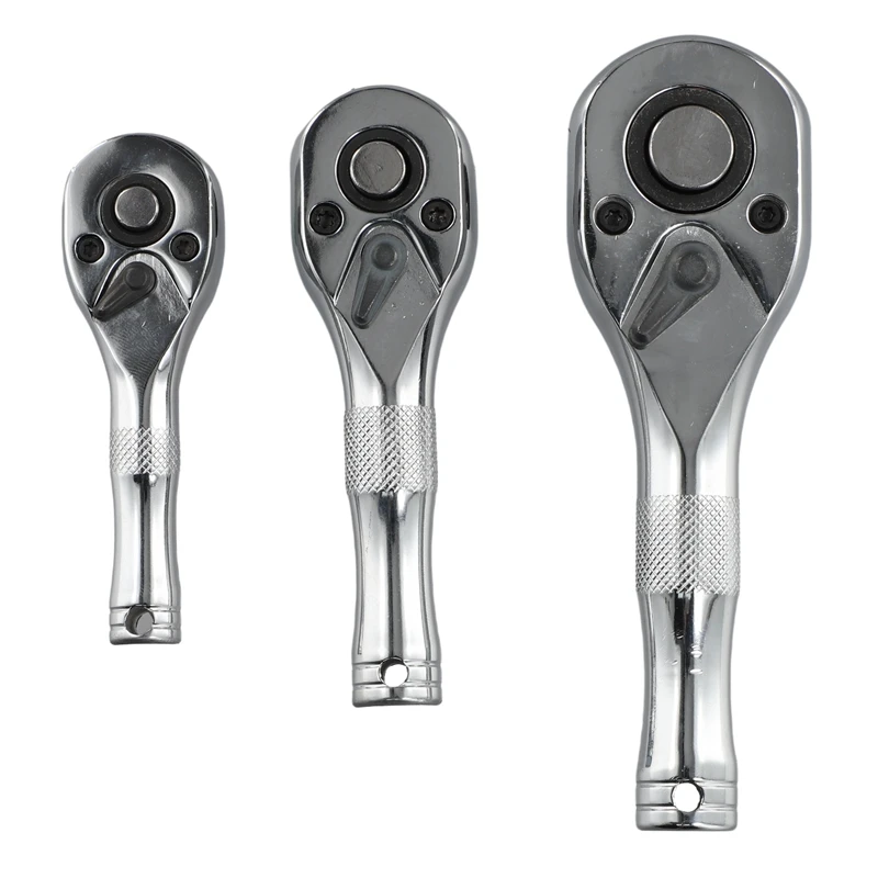 72 Teeth Quick Socket Mini Ratchet Wrench 1/4 3/8 1/2 Big Medium Small Fly Two-Way Horns Short Handle Repair Hand Tools
72 Teeth Quick Socket Mini Ratchet Wrench 1/4 3/8 1/2 Big Medium Small Fly Two-Way Horns Short Handle Repair Hand Tools