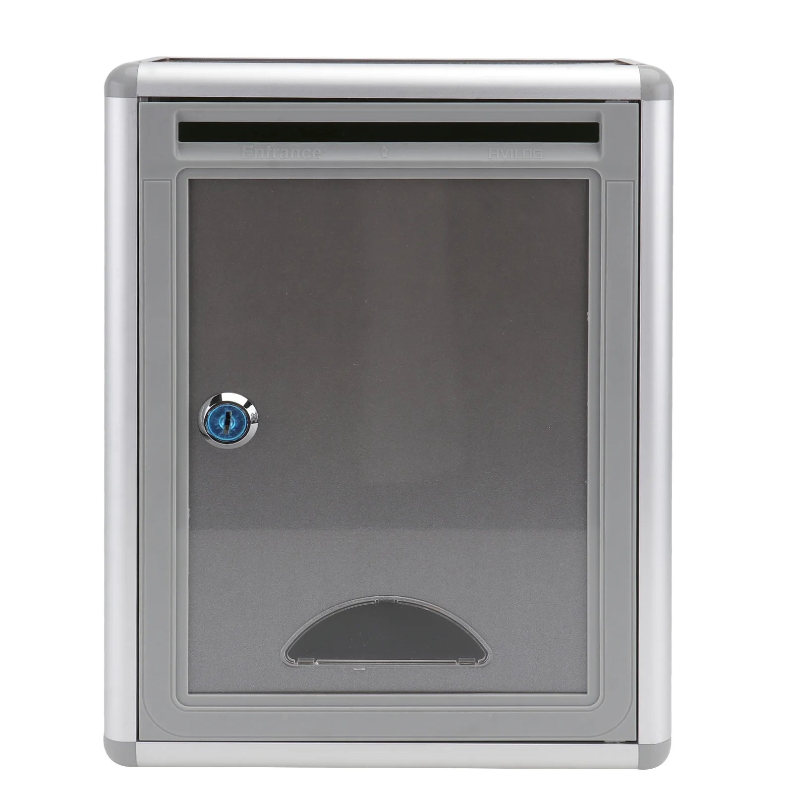 Silver Lockable Wall Mount Ballot Box 21 5x10 5x28 5cm Aluminum Mailbox Suggestion Complaint Post Box Entry Office Use
Silver Lockable Wall Mount Ballot Box 21 5x10 5x28 5cm Aluminum Mailbox Suggestion Complaint Post Box Entry Office Use