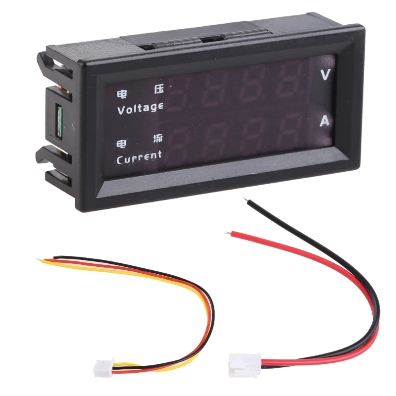 Digital Volt Amp Voltmeter Ammeter Meter Dual LED Voltage Amperage Current Meter Tester Panel for Dc 100V 200V 10A 4 Dig
Digital Volt Amp Voltmeter Ammeter Meter Dual LED Voltage Amperage Current Meter Tester Panel for Dc 100V 200V 10A 4 Dig