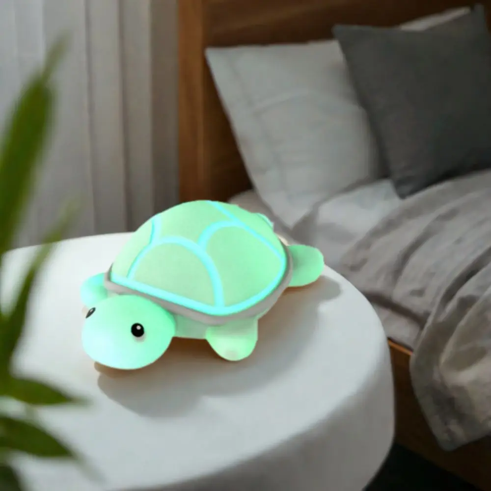 Creative Silicone Led Turtle Night Light Soft Decorative Touch Nightlight Cute Children Sleep Light Room Bedside Decoration
Creative Silicone Led Turtle Night Light Soft Decorative Touch Nightlight Cute Children Sleep Light Room Bedside Decoration