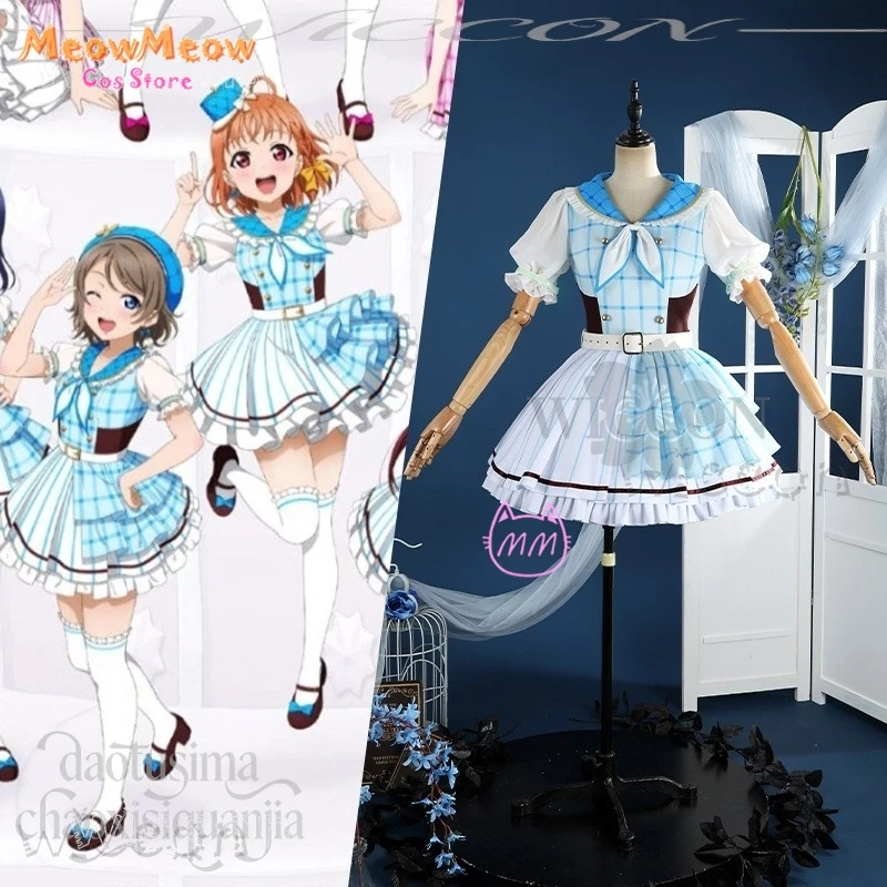 Adult Carnival Costumes Aqours Kurosawa Ruby Cosplay Anime Game Lovelive 15th Anniversary Costume Blue Plaid
Adult Carnival Costumes Aqours Kurosawa Ruby Cosplay Anime Game Lovelive 15th Anniversary Costume Blue Plaid