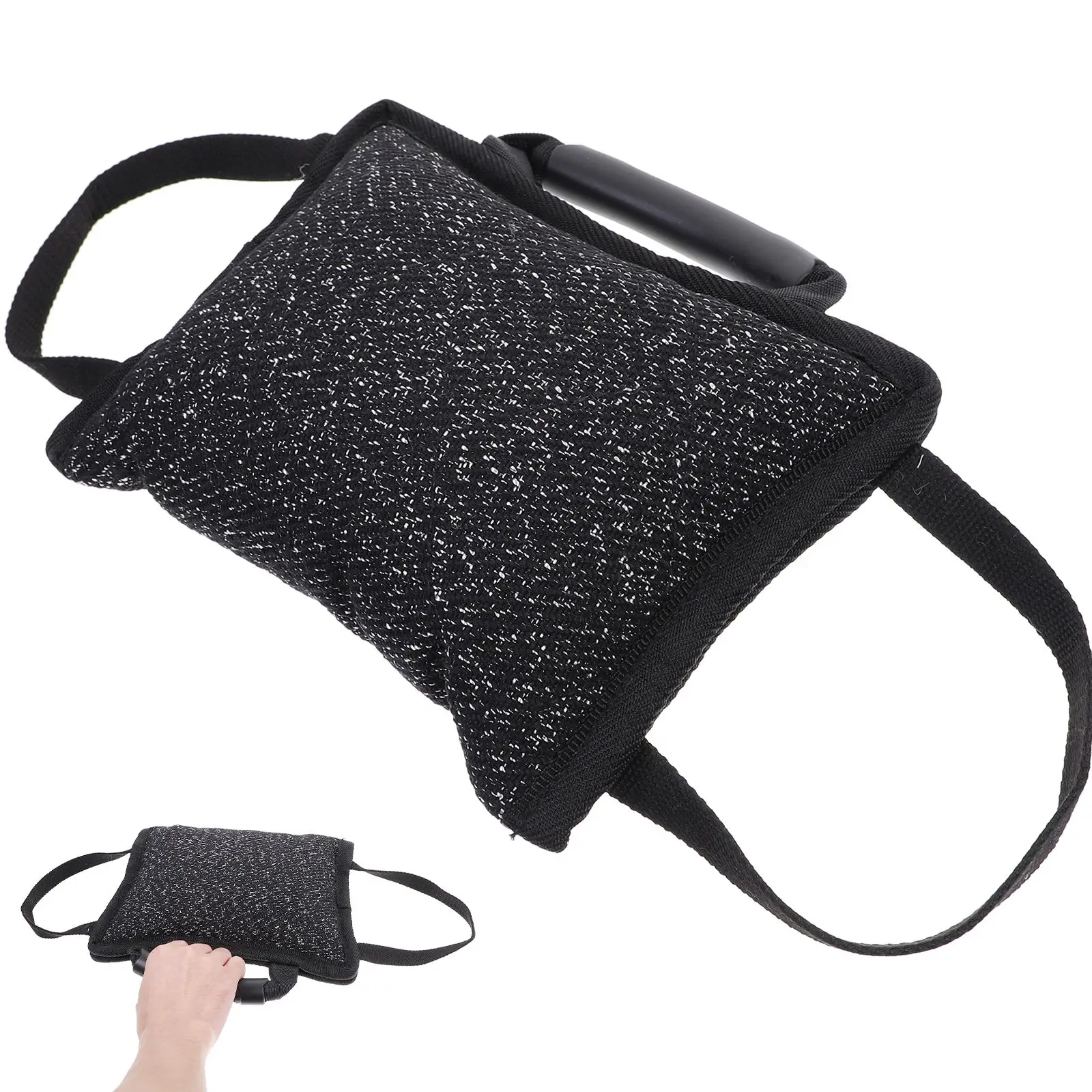 Bite-resistant Jute Bag 3 Handles Black Puppy Training Tough Pillow Chew Dog Toys Pet Interactive Teething Toy Pet Supplies
Bite-resistant Jute Bag 3 Handles Black Puppy Training Tough Pillow Chew Dog Toys Pet Interactive Teething Toy Pet Supplies
