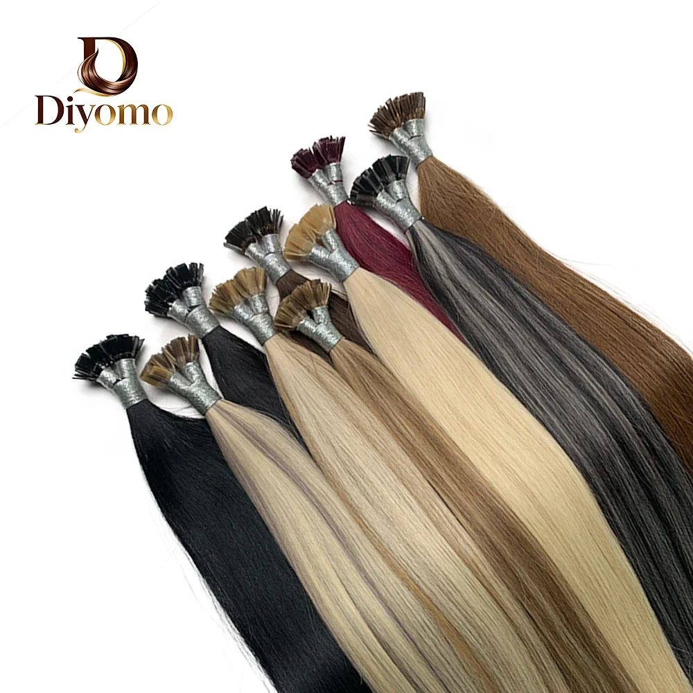 DIYOMO 14-24 Inch Natural Straight K Tip Hair Extensions Remy Human Hair for Machine Hot Fusion Keratin Italian Hair Extensions
DIYOMO 14-24 Inch Natural Straight K Tip Hair Extensions Remy Human Hair for Machine Hot Fusion Keratin Italian Hair Extensions
