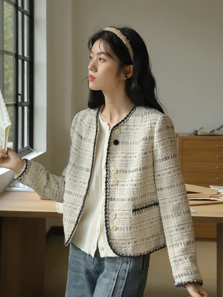 Nesoulum Peach Color Contrast ort Coat Women's Spring Vintage High-End Feeling ort Size Personali Top
Nesoulum Peach Color Contrast ort Coat Women's Spring Vintage High-End Feeling ort Size Personali Top