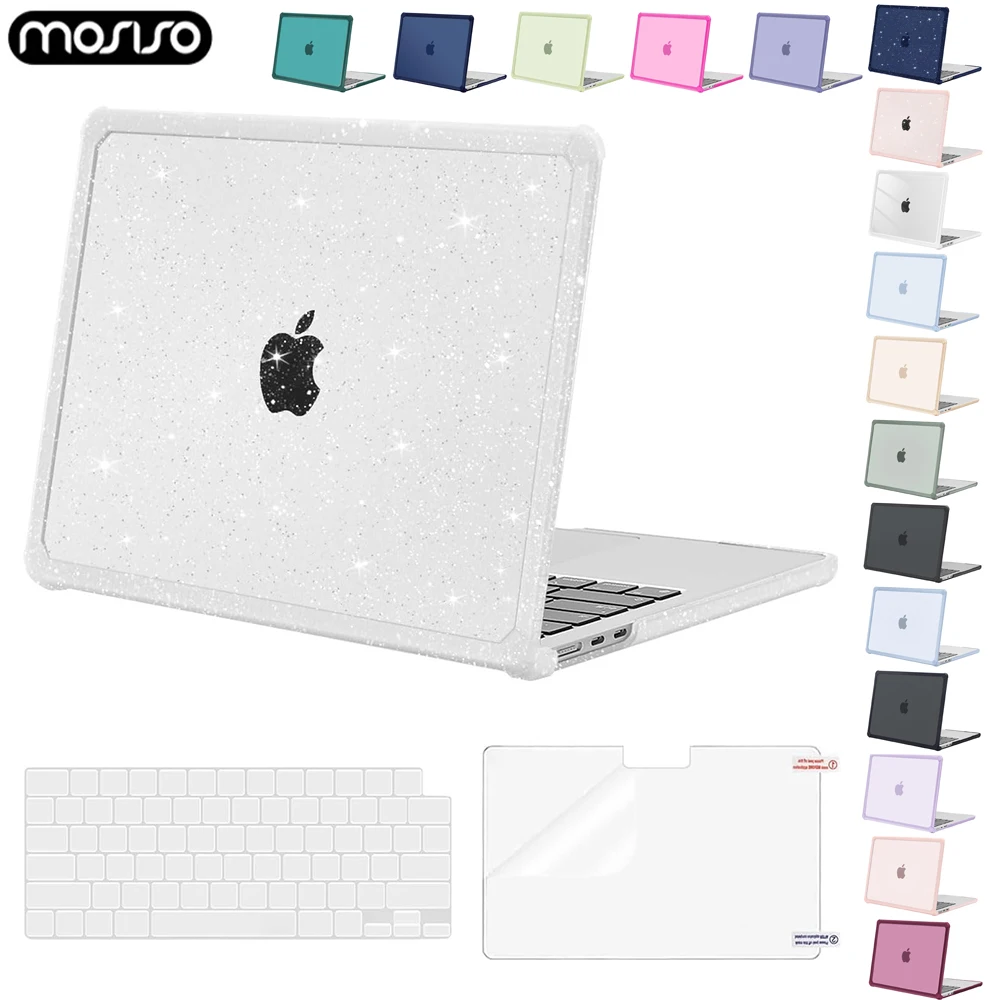 Glitter Laptop Case for MacBook Air 13.6 M3 Case A3113 M2 M1 A2337 Air 15 A3114 Funda Mac Pro 13 Case Pro 14 2024 Pro16 M4 M3 M2
Glitter Laptop Case for MacBook Air 13.6 M3 Case A3113 M2 M1 A2337 Air 15 A3114 Funda Mac Pro 13 Case Pro 14 2024 Pro16 M4 M3 M2