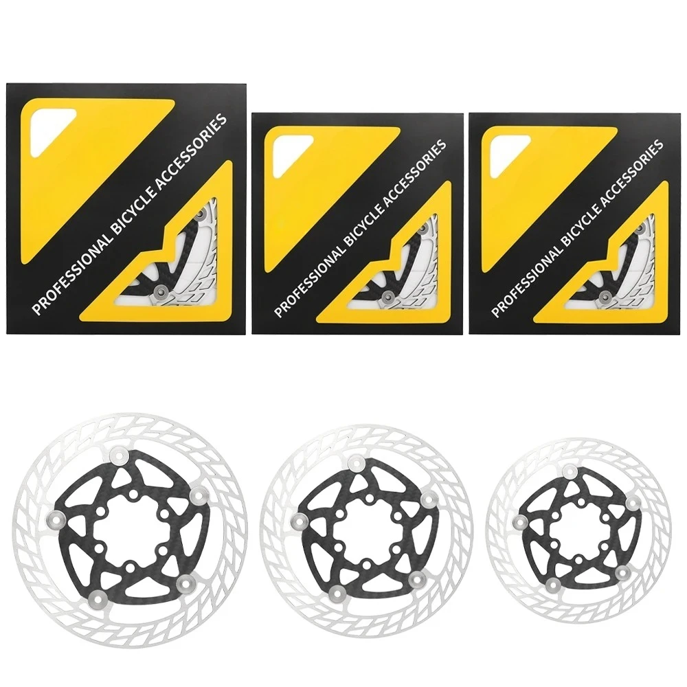 Плавающий дисковый тормозной ротор из углеродного волокна с 6 болтами для MTB/дорожного велосипеда — 160/180/203 мм, сверхлегкий и рассеивание тепла
Плавающий дисковый тормозной ротор из углеродного волокна с 6 болтами для MTB/дорожного велосипеда — 160/180/203 мм, сверхлегкий и рассеивание тепла