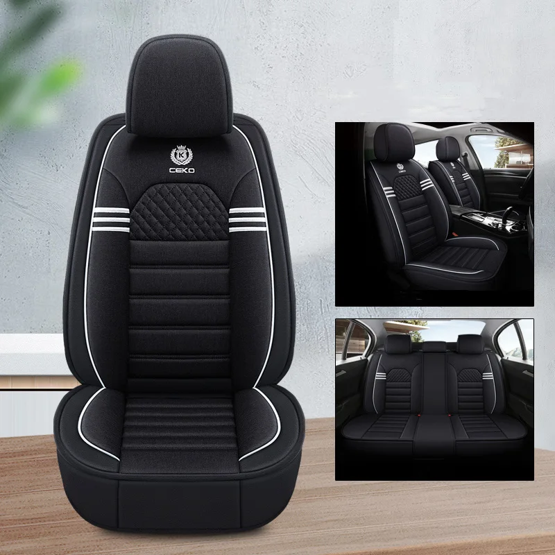 Universal Flax Car Seat Covers For Geely Cityray Gx3 Pro Nissan March Qashqai J11 X Trail T32 Kicks Navara D40 Auto Accessories
Universal Flax Car Seat Covers For Geely Cityray Gx3 Pro Nissan March Qashqai J11 X Trail T32 Kicks Navara D40 Auto Accessories