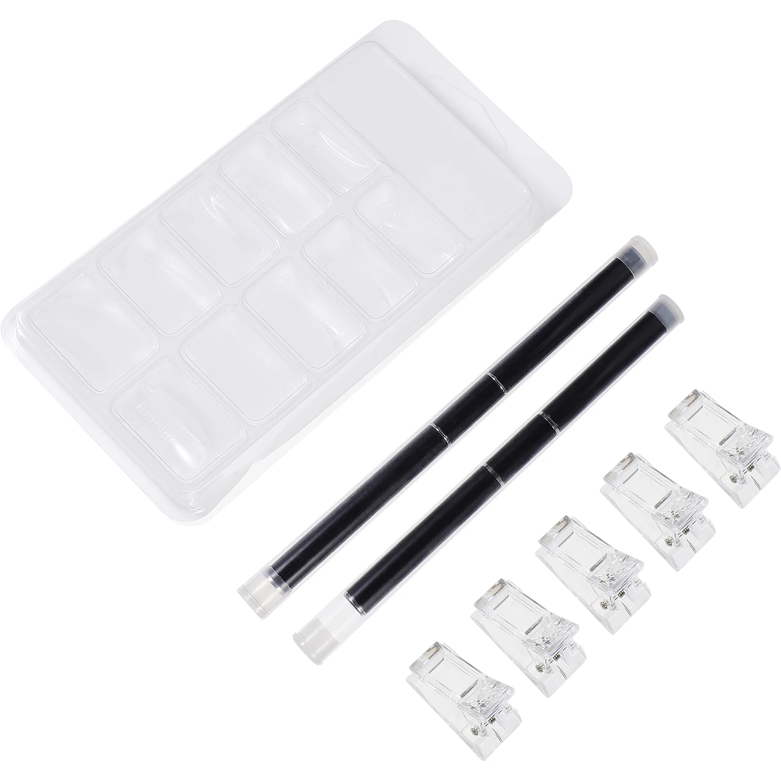 1 set Nail Extension Set Fake Manicure Patch Fixing Clips Phototherapy Pen Professional Home Use Aluminum
1 set Nail Extension Set Fake Manicure Patch Fixing Clips Phototherapy Pen Professional Home Use Aluminum