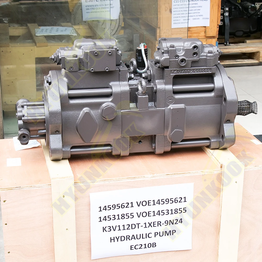 14595621 VOE14595621 14531855 VOE14531855 K3V112DT-1XER-9N24 K3V112DT HYDRAULIC PUMP for EC210B MAIN PUMP
14595621 VOE14595621 14531855 VOE14531855 K3V112DT-1XER-9N24 K3V112DT HYDRAULIC PUMP for EC210B MAIN PUMP
