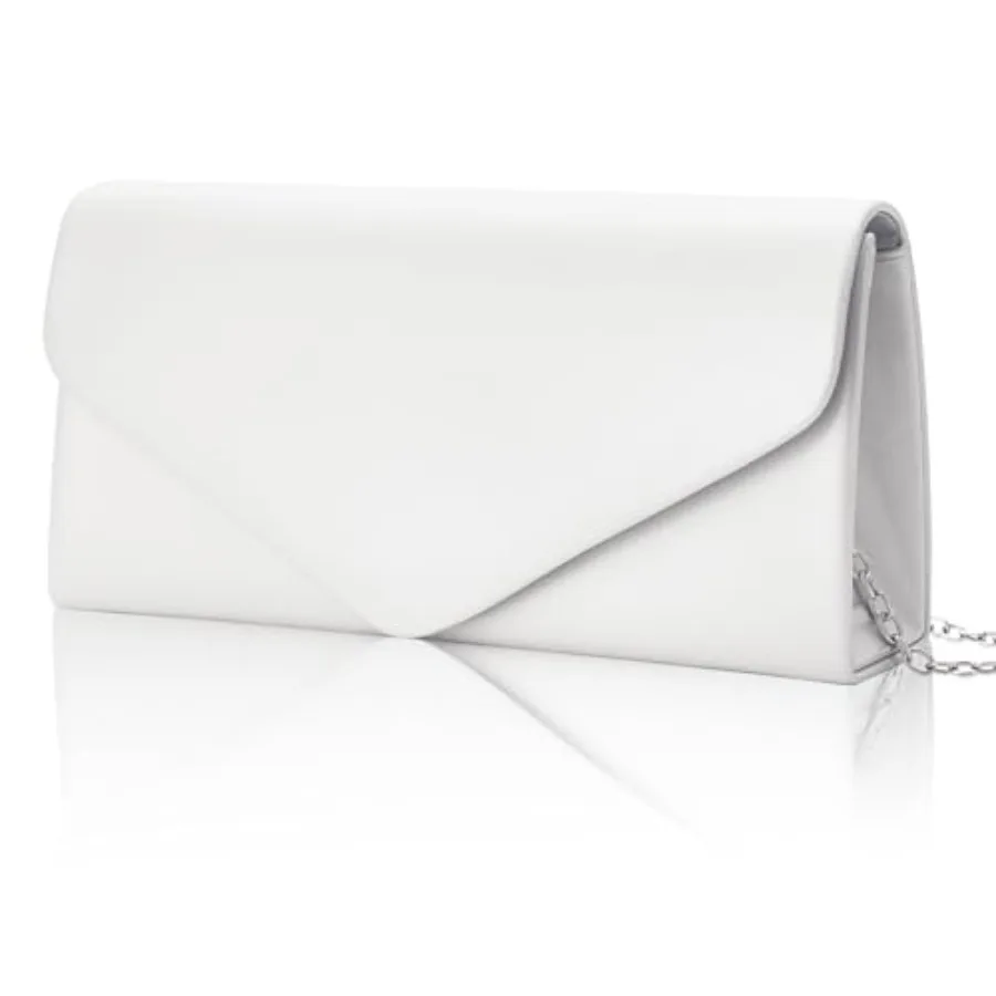 Larcenciel Envelope Clutch Purse for Women, Vegan Leather Evening Bag with Chain Strap, Wedding Cocktail Party Formal Handbag
Larcenciel Envelope Clutch Purse for Women, Vegan Leather Evening Bag with Chain Strap, Wedding Cocktail Party Formal Handbag